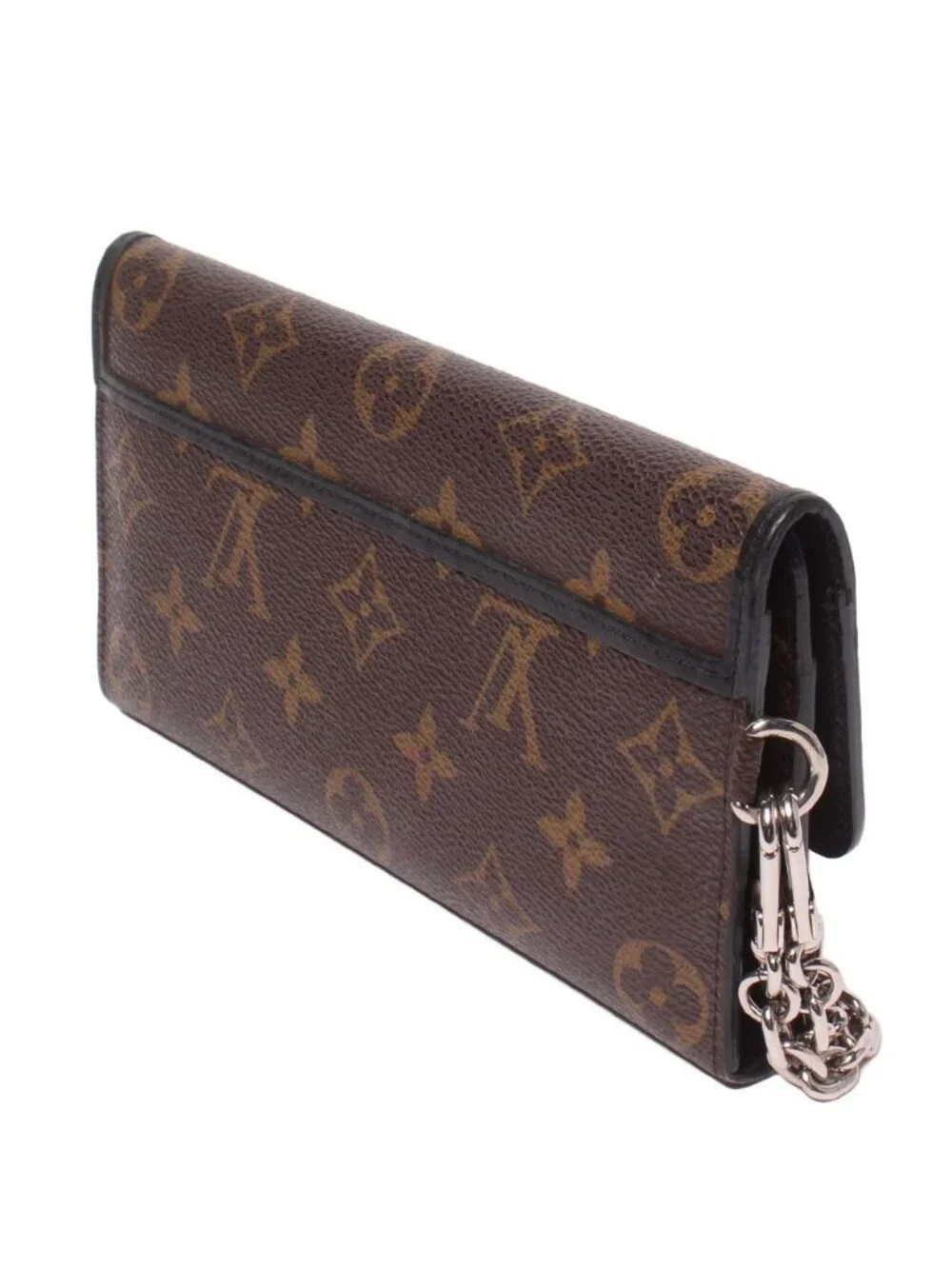 Louis Vuitton Trifold Wallet Portefeuille Long Monogram Macassar